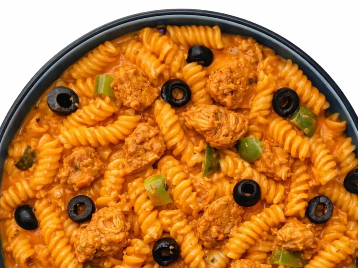 Spiral Pasta With Mixed Sauce