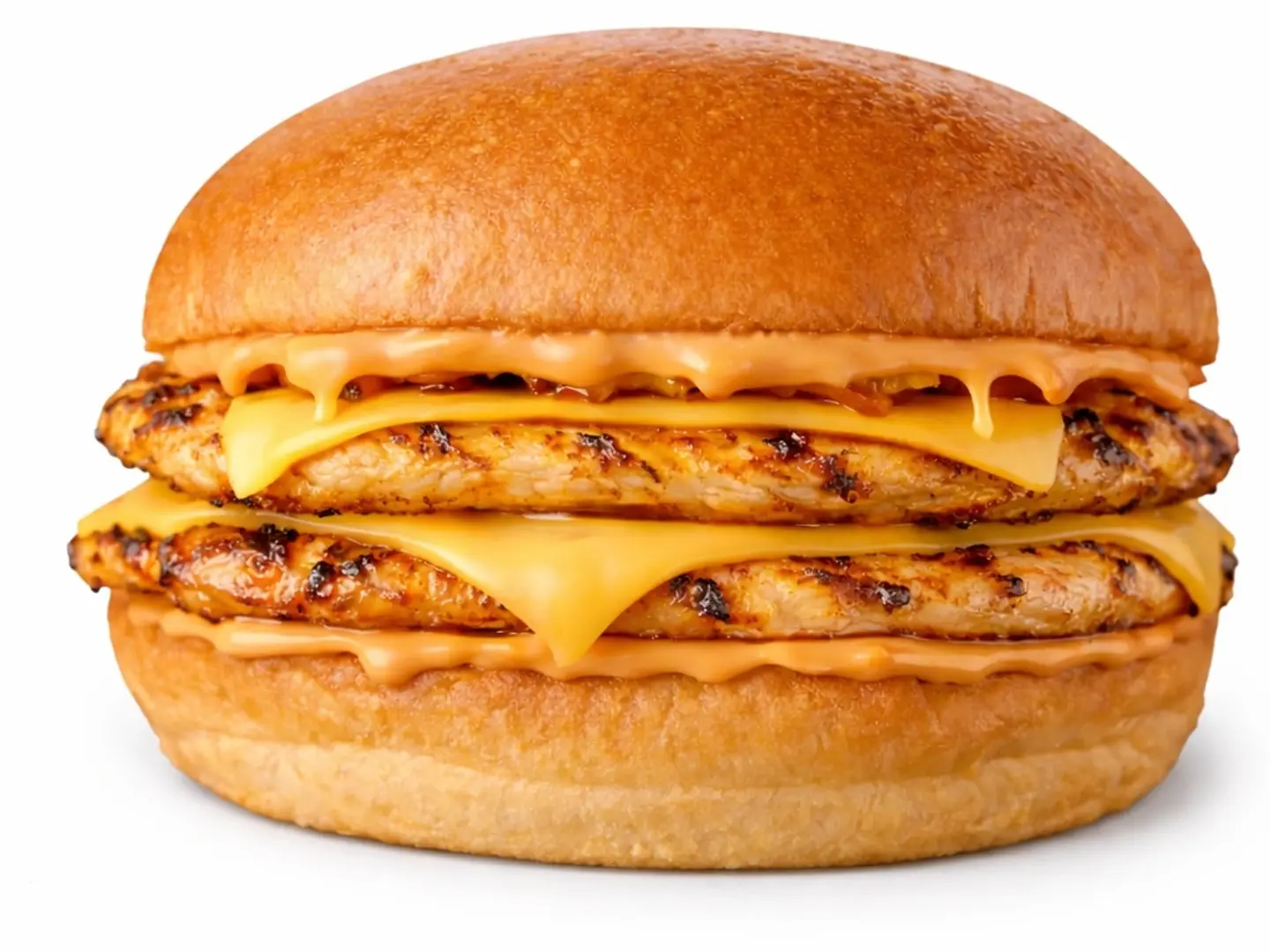 Double Grilled Chicken Burger