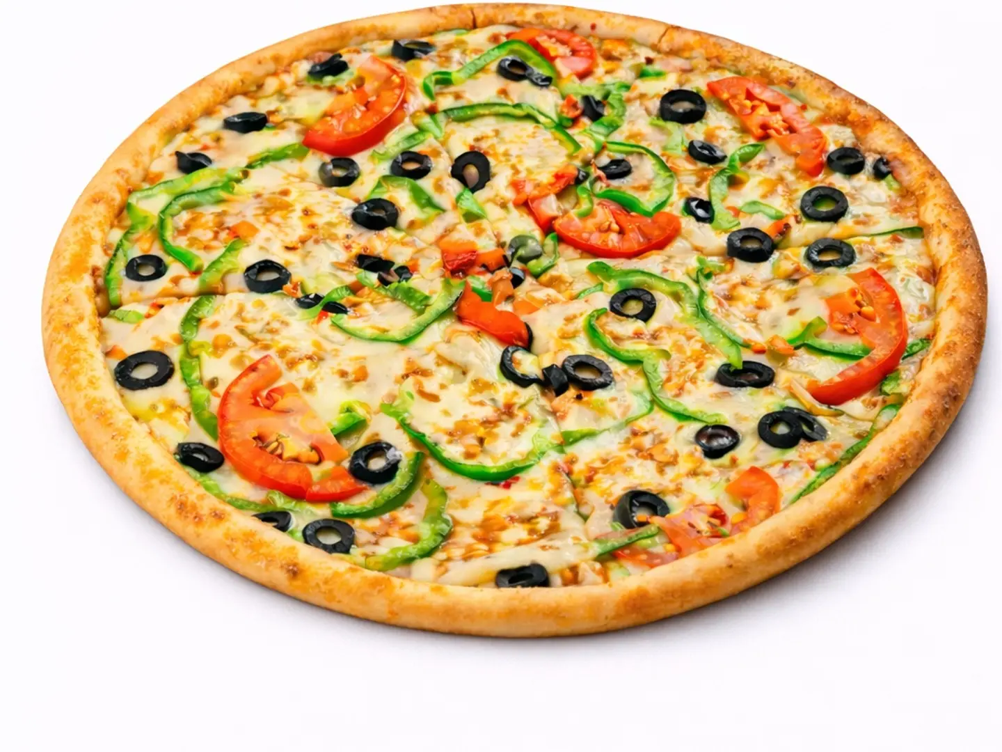 Liquid Cheese Pizza With Vegetables