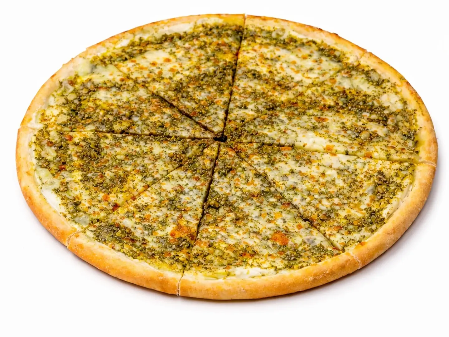 Cheese, Labneh And Thyme Pizza