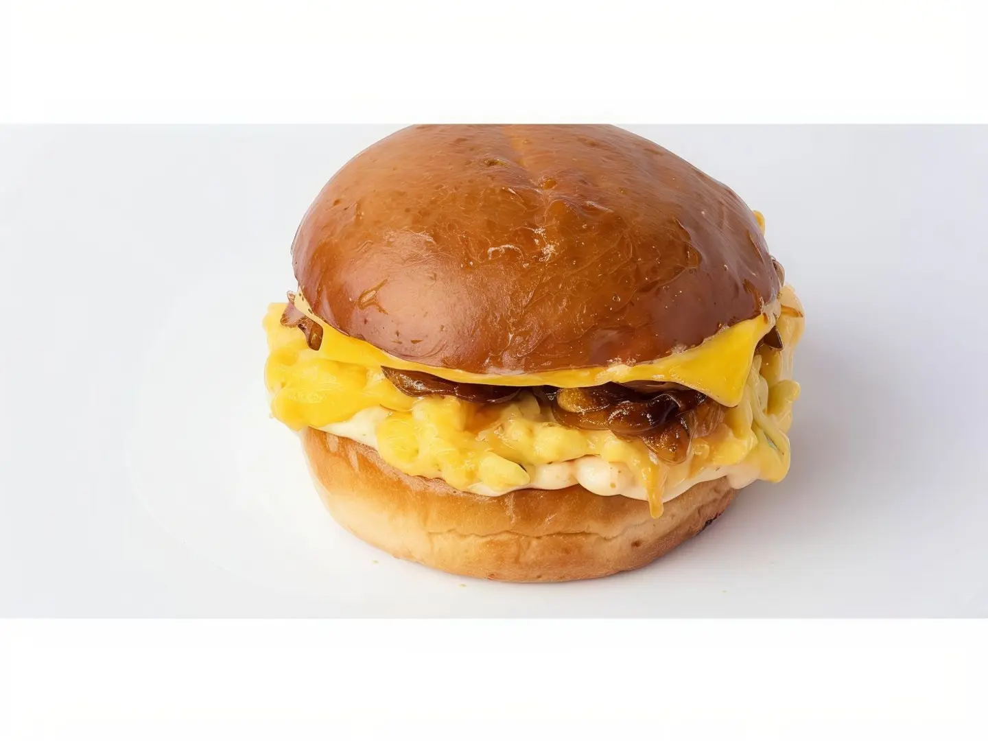 Round Egg And Cheese Sandwich