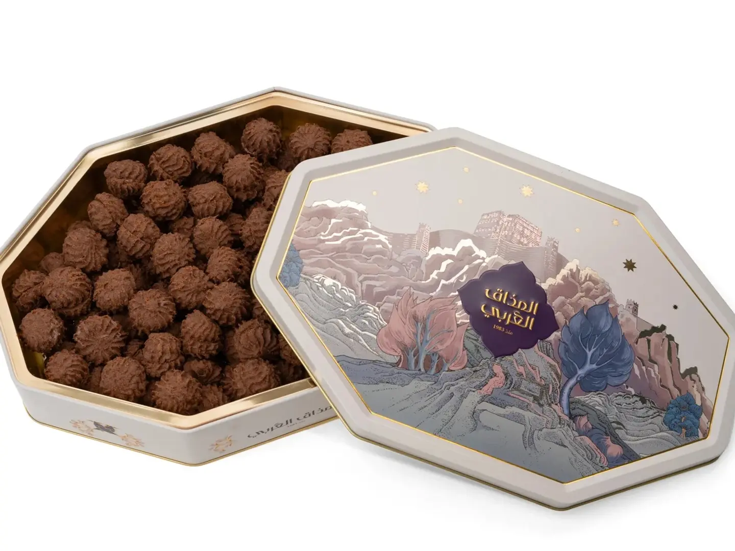 المذاق العربي بيتفور بحشوة الشكولاته