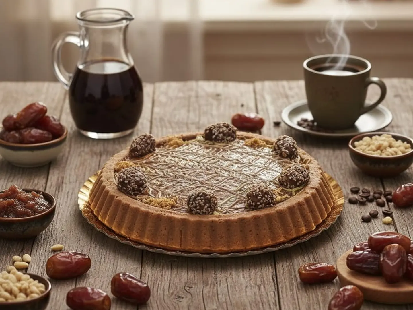 Date Cake Tart