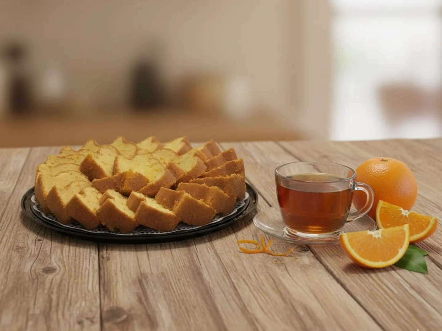 كيك برتقال كبير