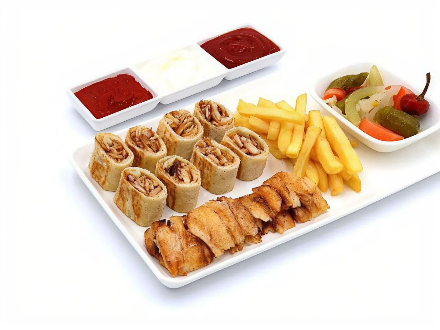 عربي دجاج يحتوي على ٨ قطع