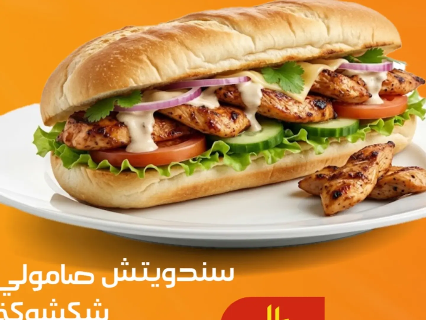 سندويتش دجاج بالصامول