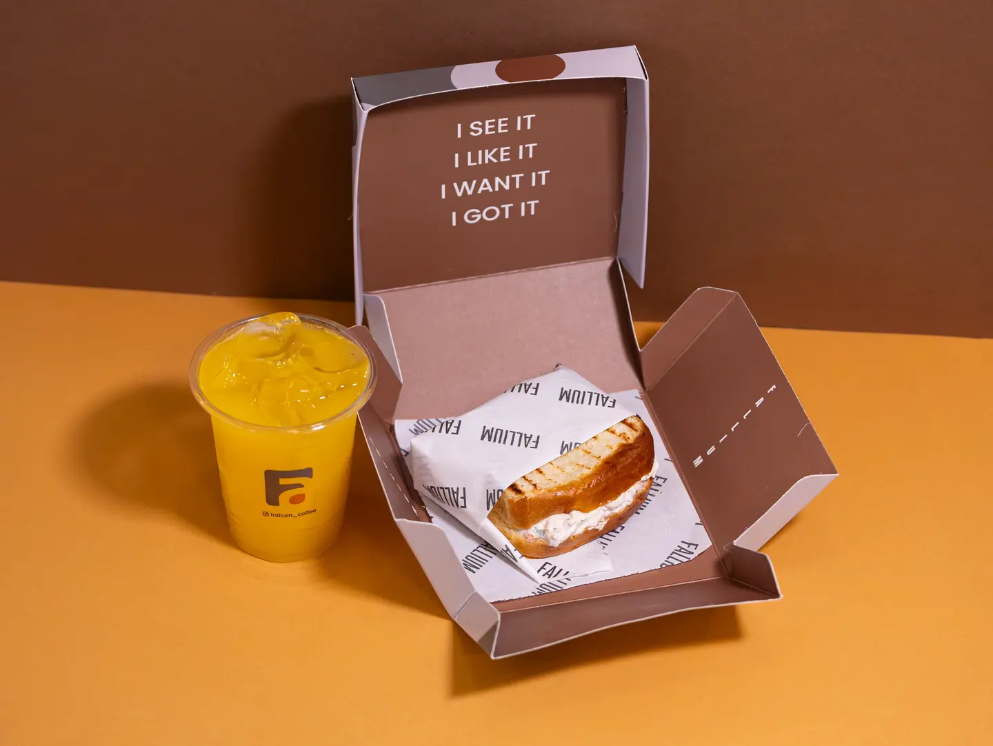 Trio Cheese With Orange Juice