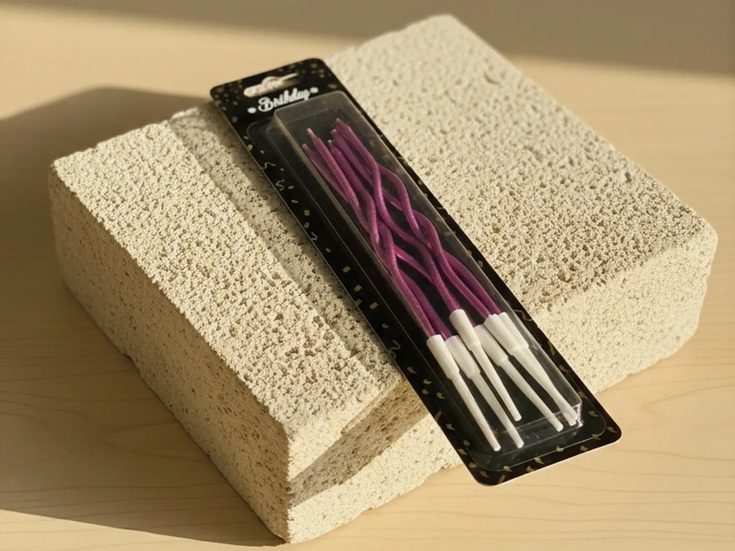 Purple Birthday Candles