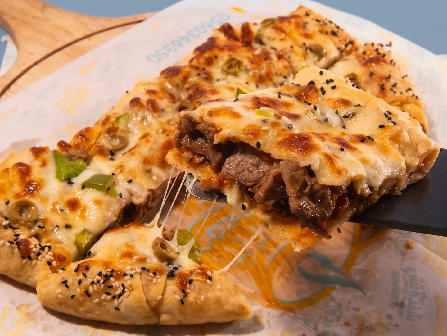 Beef Shawarma Calzone