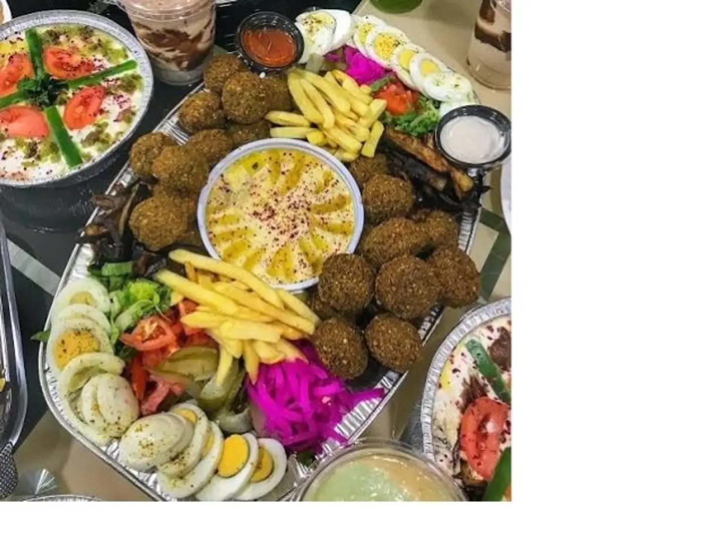 طبق فلافل مشكل - كبير
