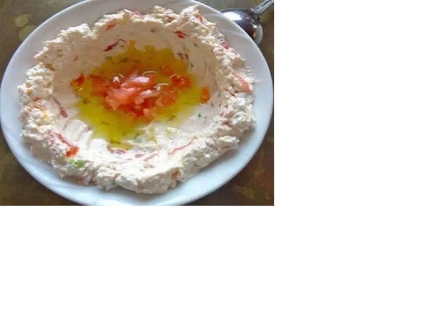طبق جبنة بالطماطم - كبير