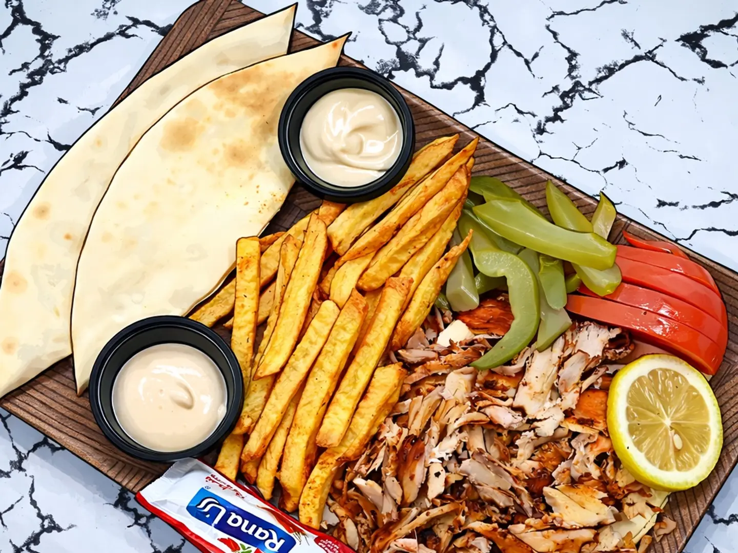 شاورما شرحات دجاج