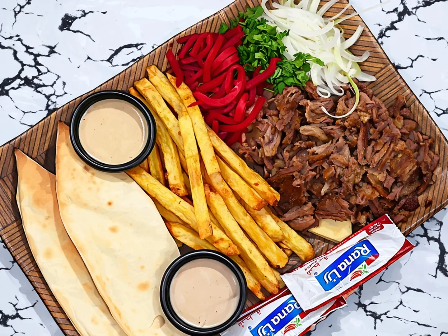 شاورما شرحات لحم