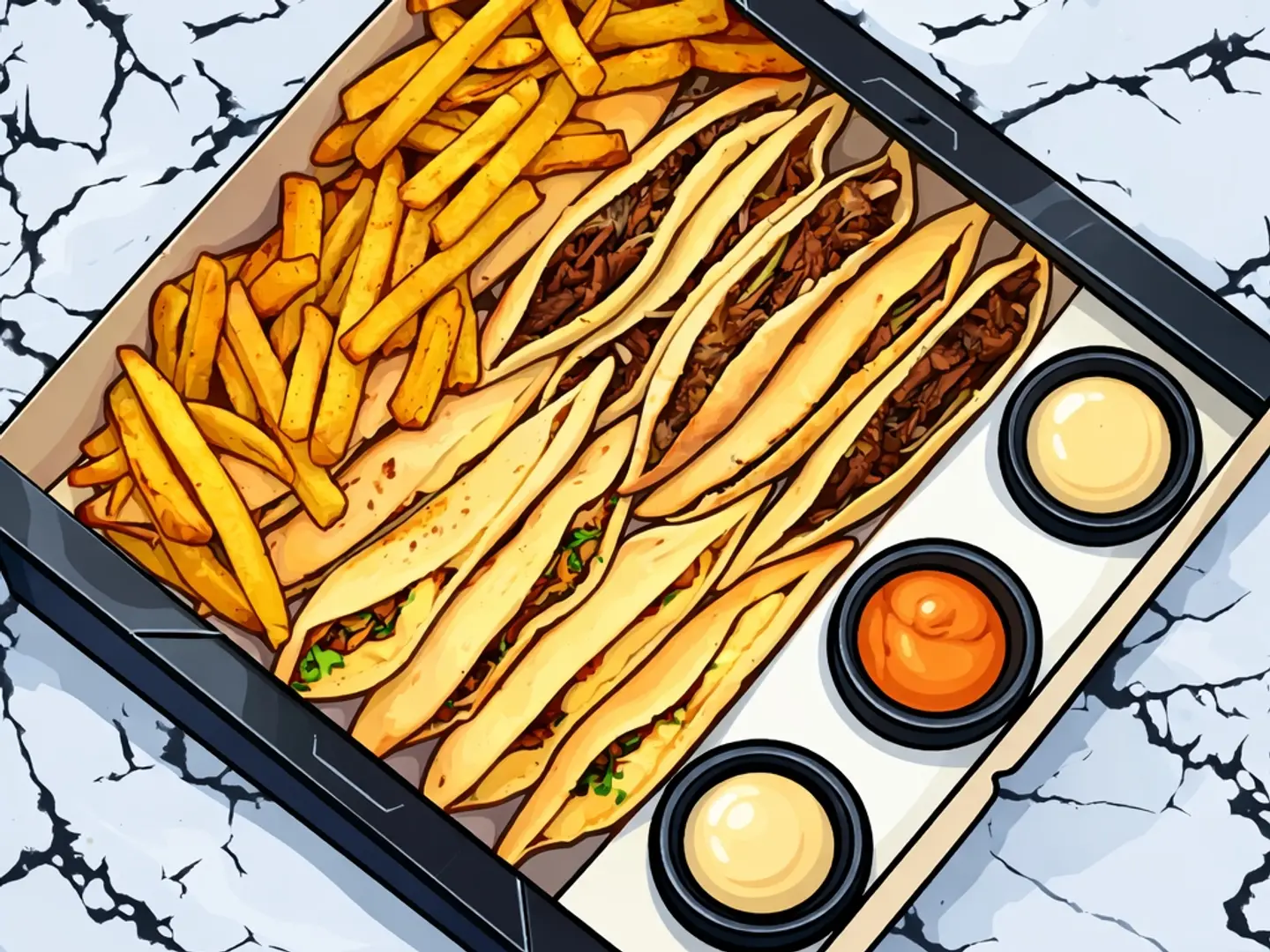 بوكس عائلي قص مكس ( 1 درزن )