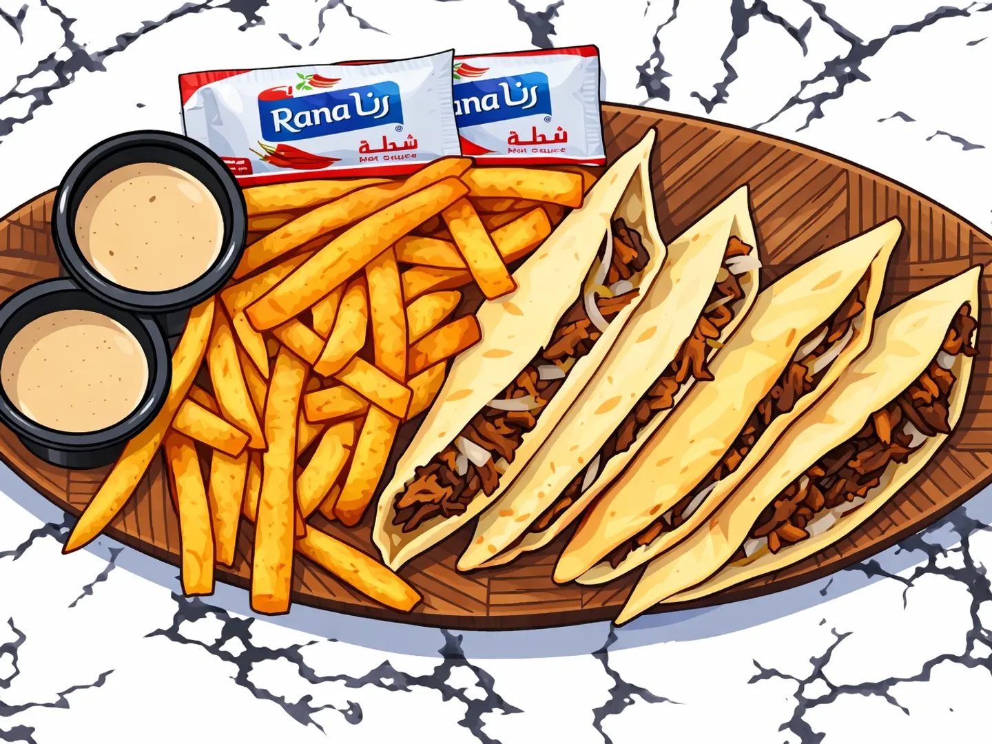 بوكس شاورما قص لحم ميني