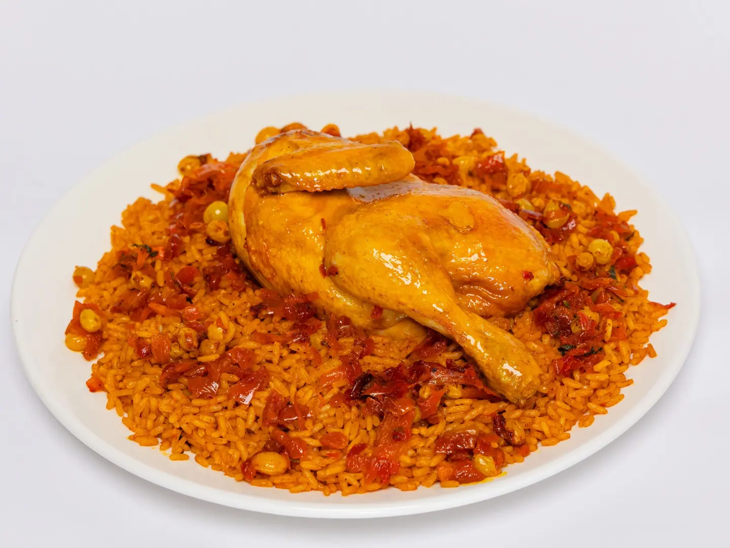 Half Chicken Kabsa With American Rice