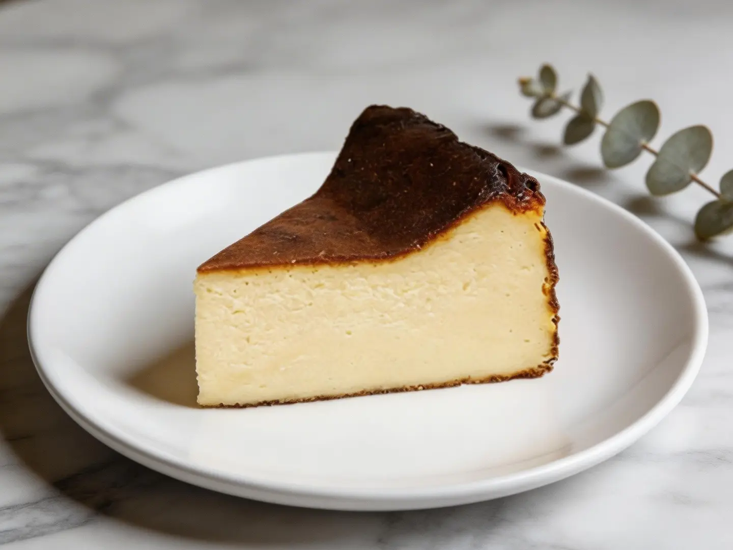 San Sebastian Cake Slice