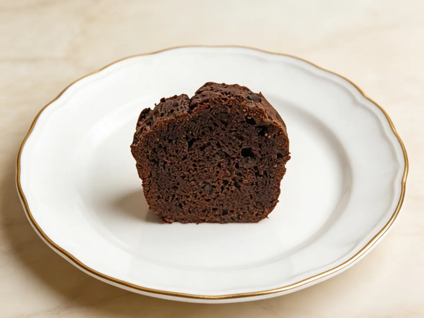 Chocolate Loaf Cake Slice