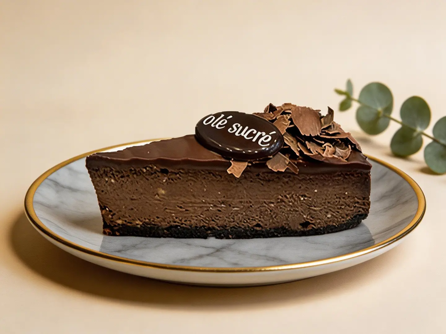 Baked Chocolate Cheese Cake