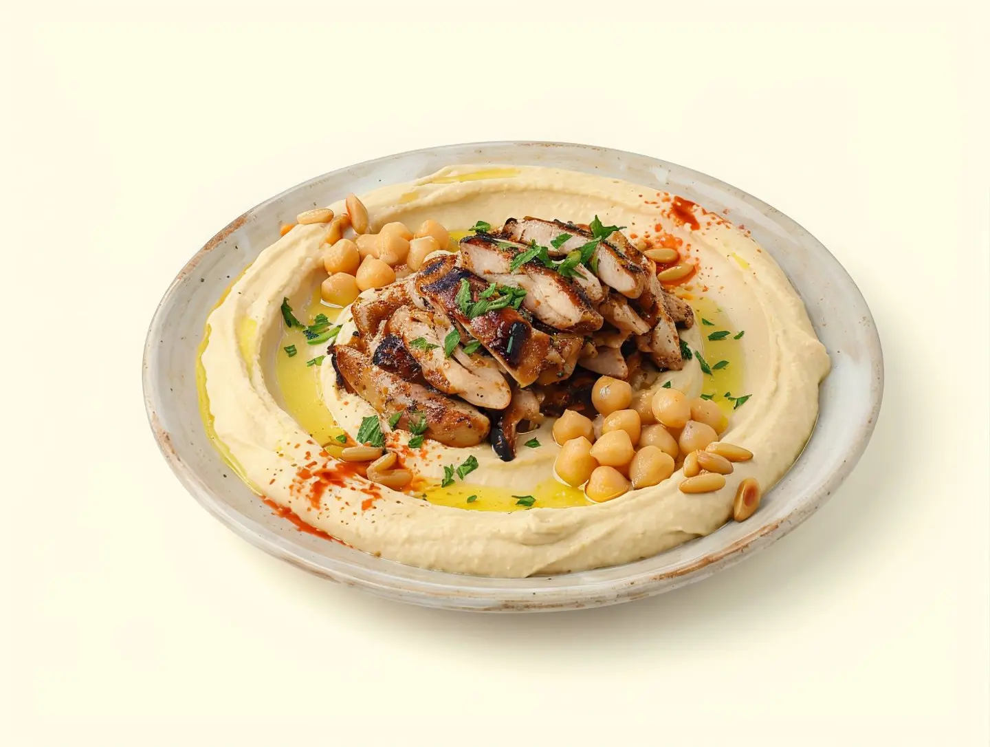Hummus With Shish Tawouk