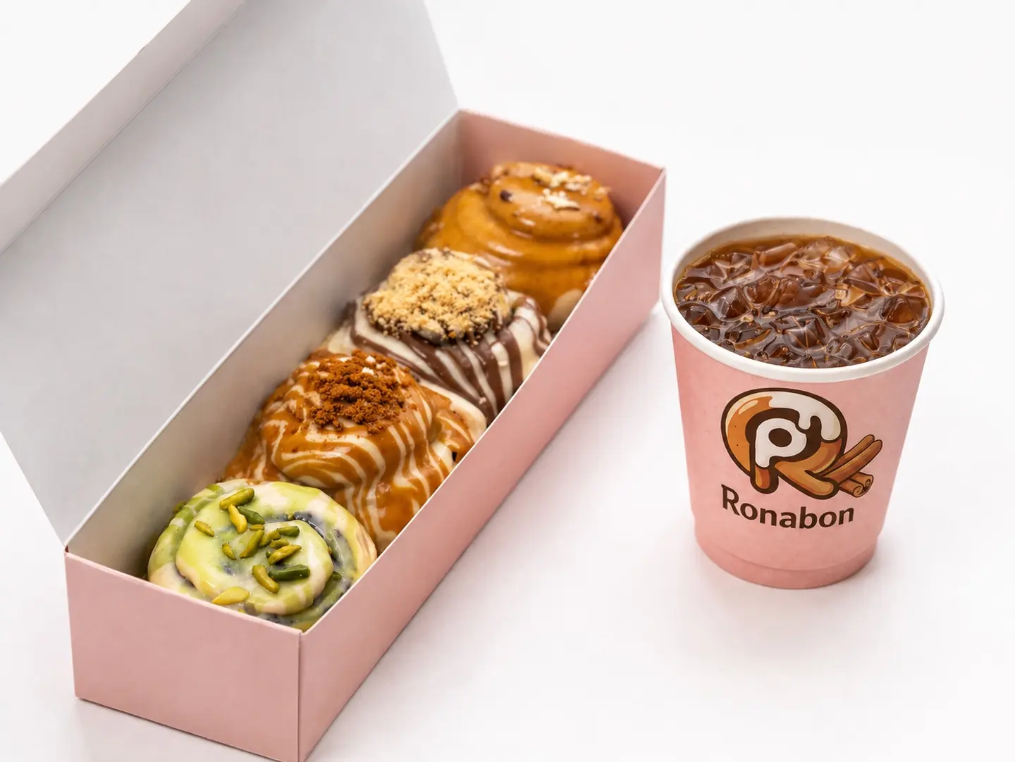 Mini Cinnamon Roll Box + Coffee Of The Day For Only Sar22 Limited Time Offer