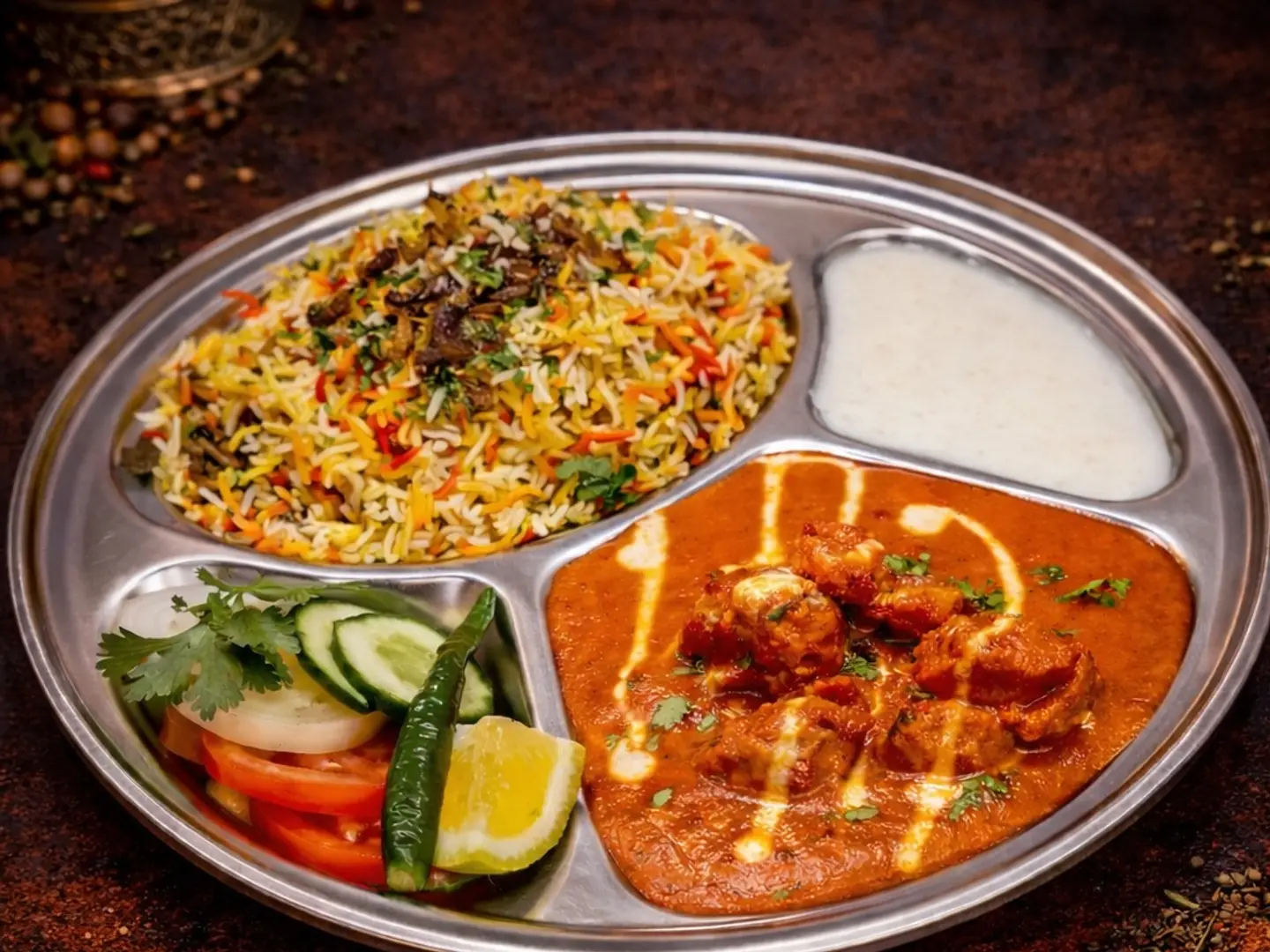 Butter Chicken Biriyani Combo