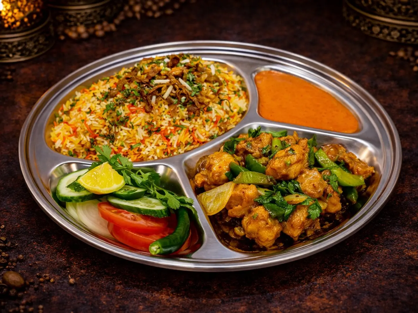 Chili Chicken Rice Combo