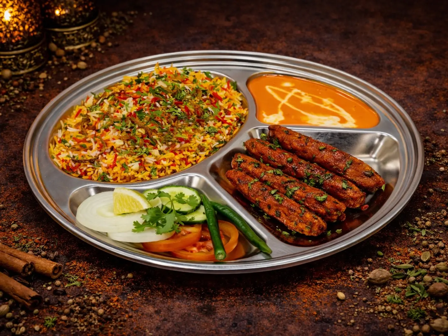 Afgani Kabab Rice Combo