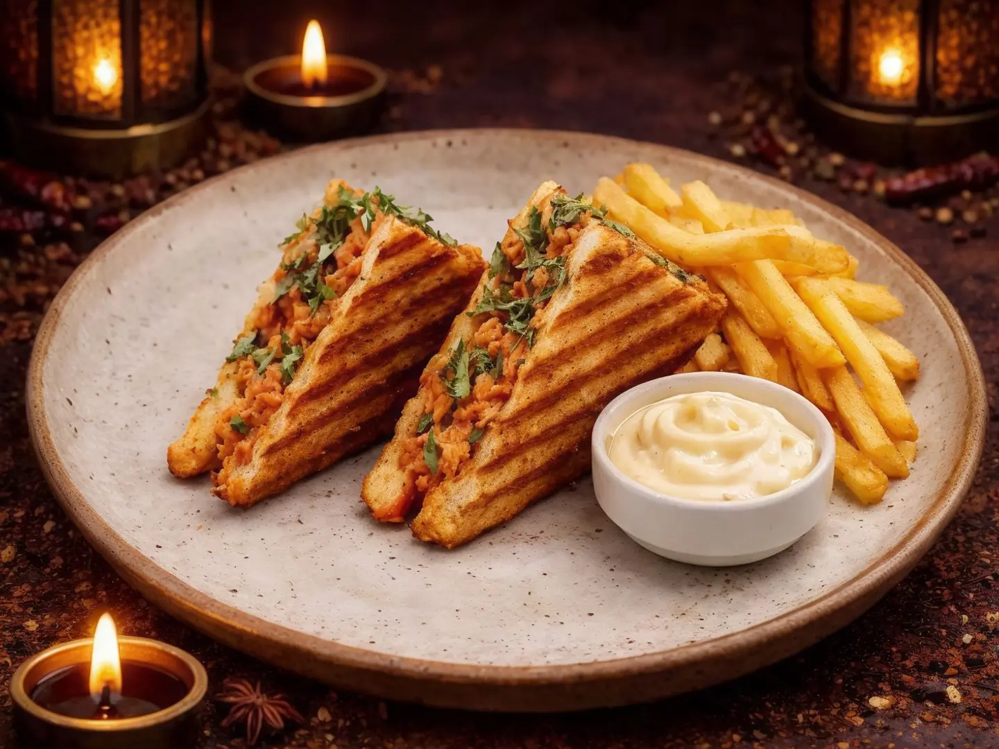 Indian Tikka Toast