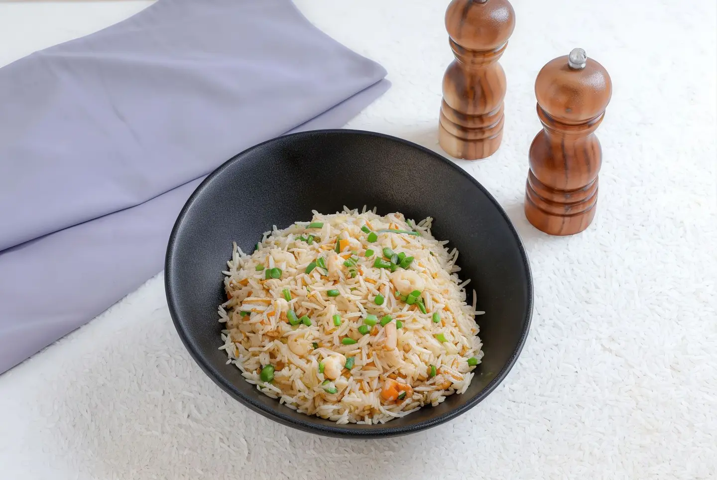 أرز مقلي بالروبيان