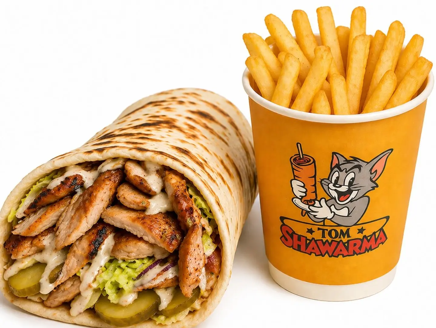 Shawrma Saj And Potato