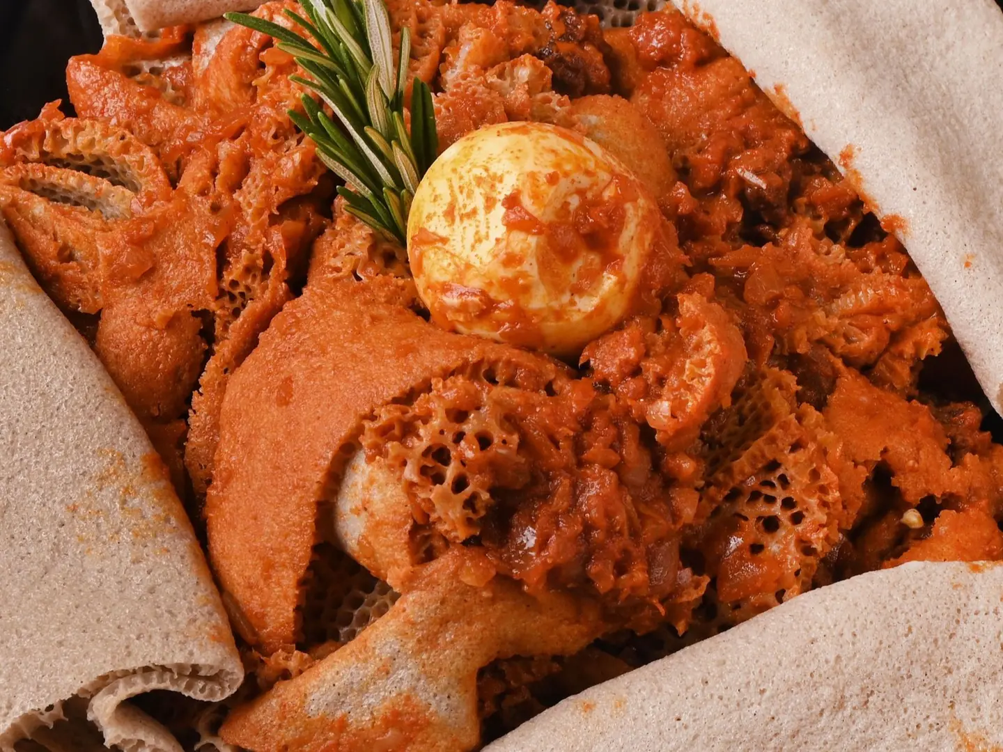 Qanta Firfir Ethupian Food