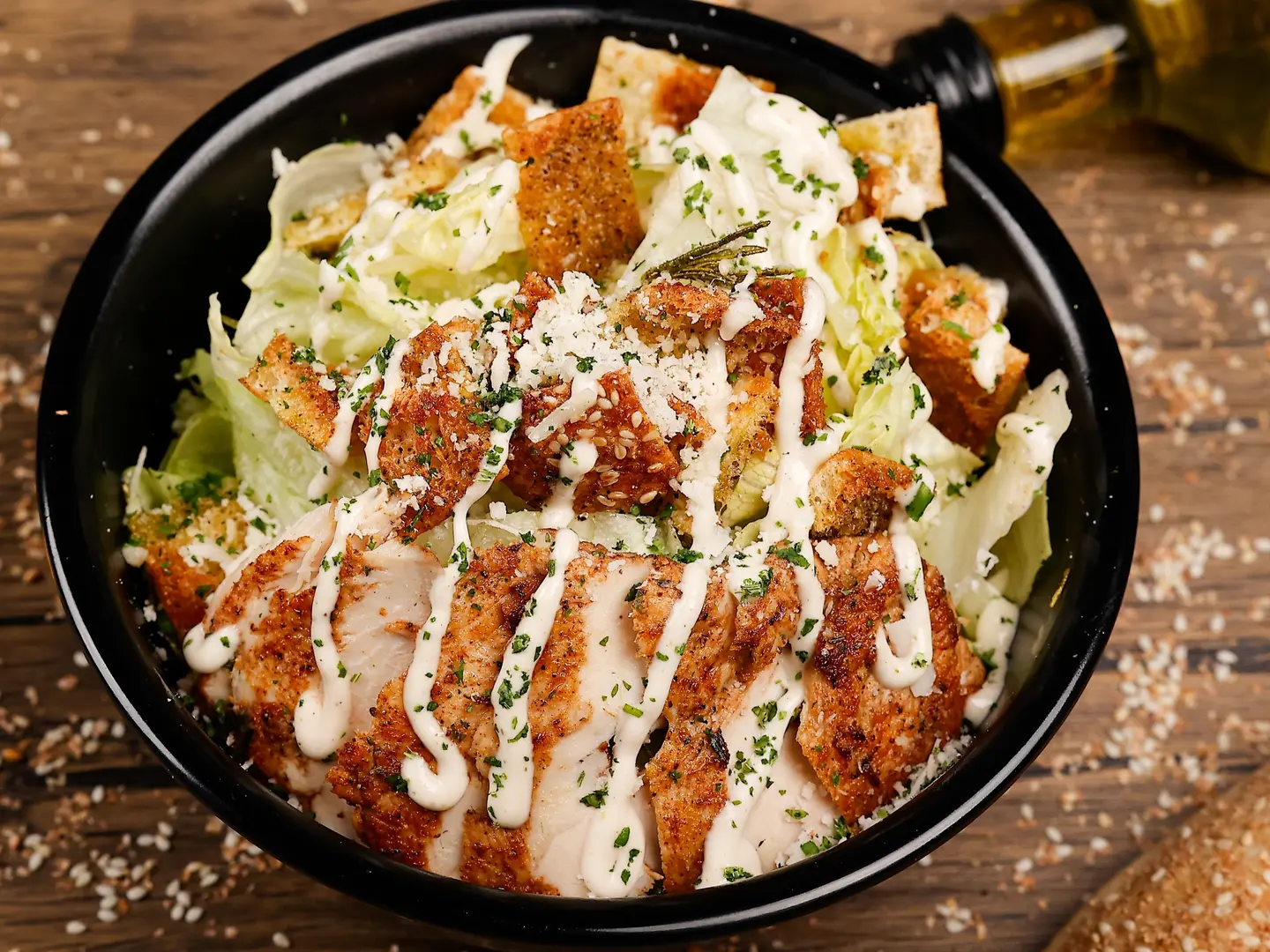 سلطة السيزر