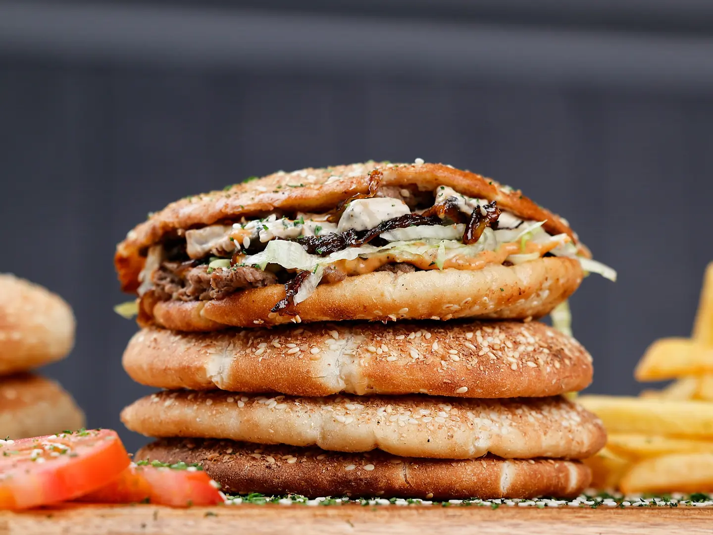 مشروم سويس برجر