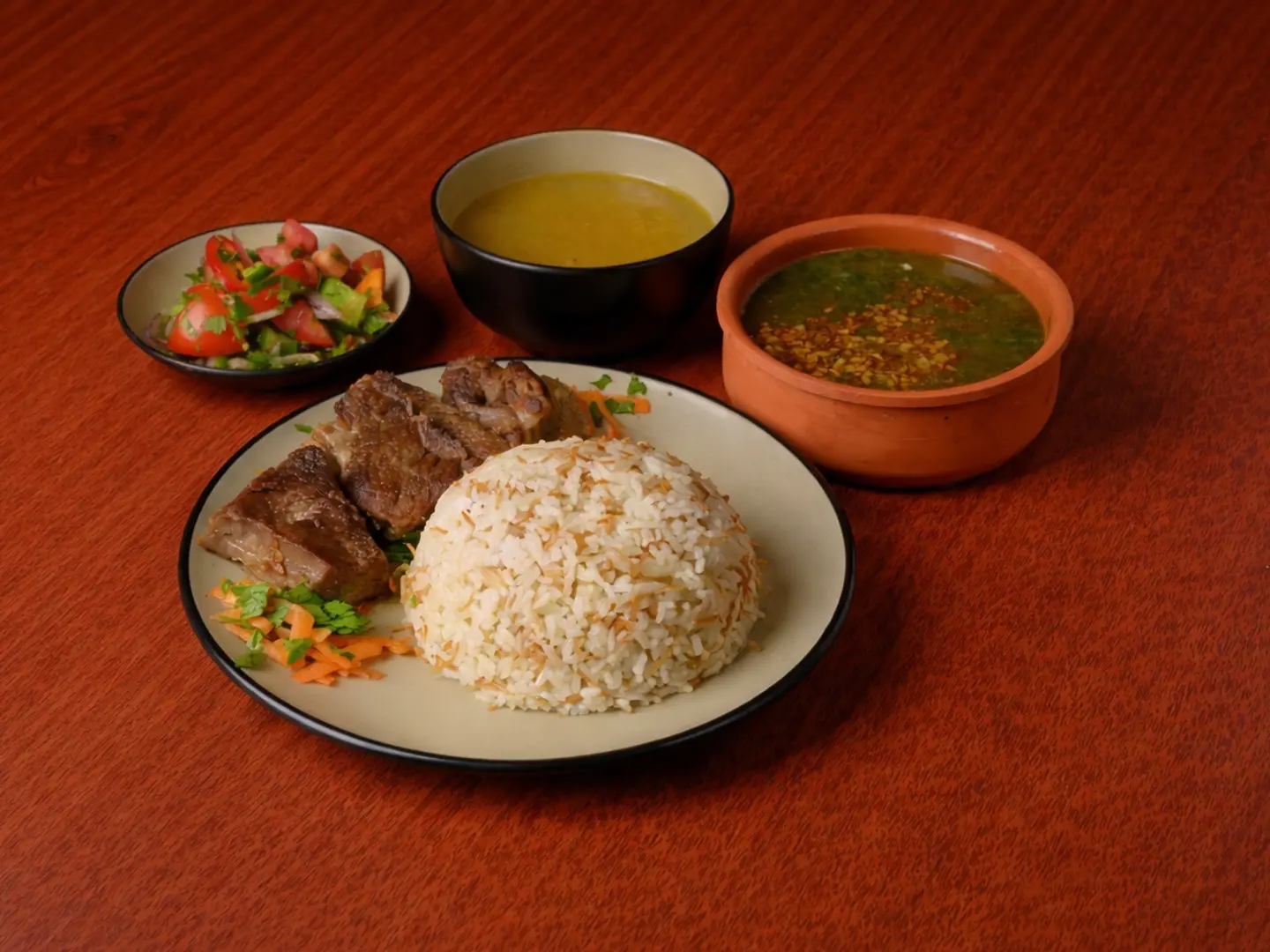 وجبة لحمة محمرة