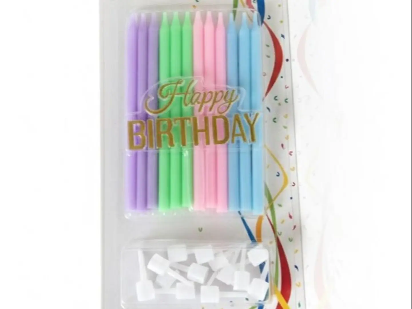 Pastel Colored Candles