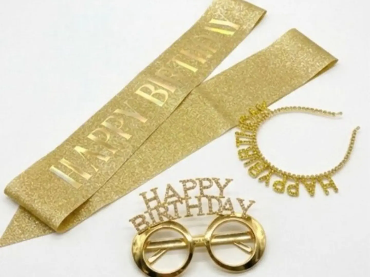 Gold Birthday Set