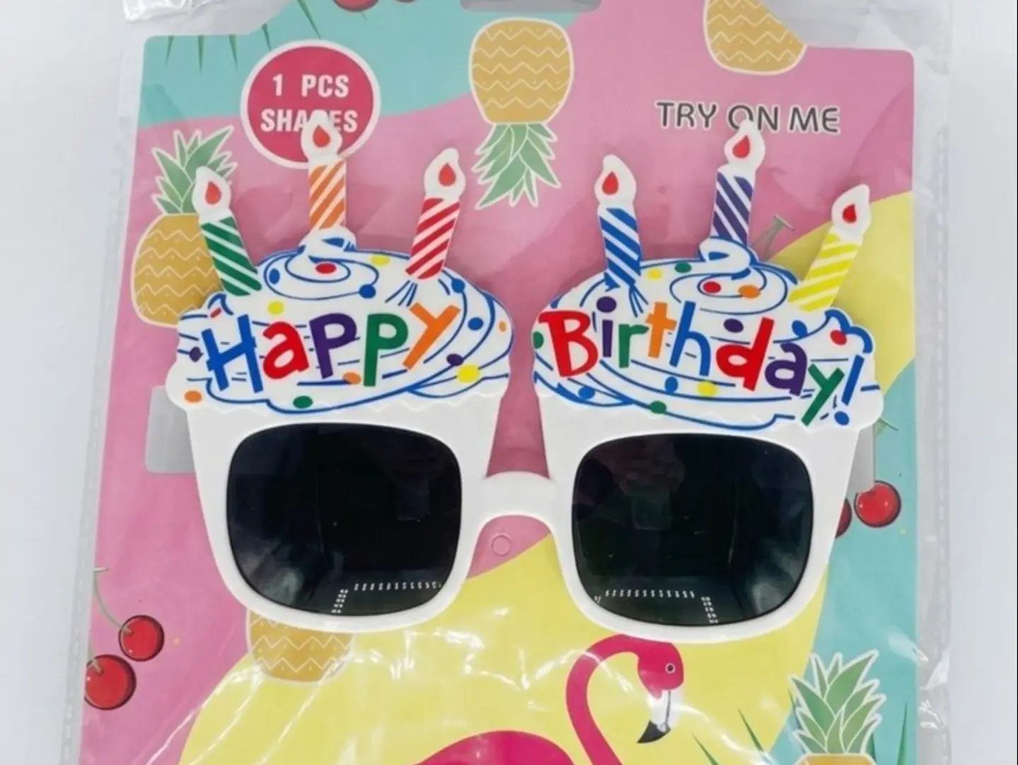Birthday Glass White