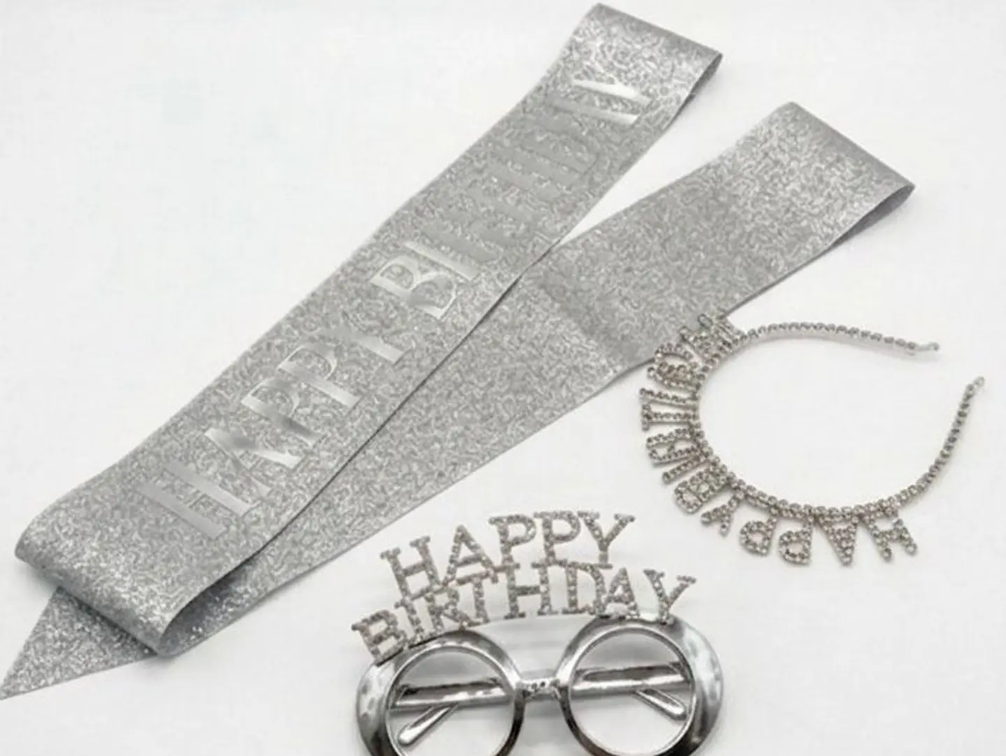 Silver Birthday Set