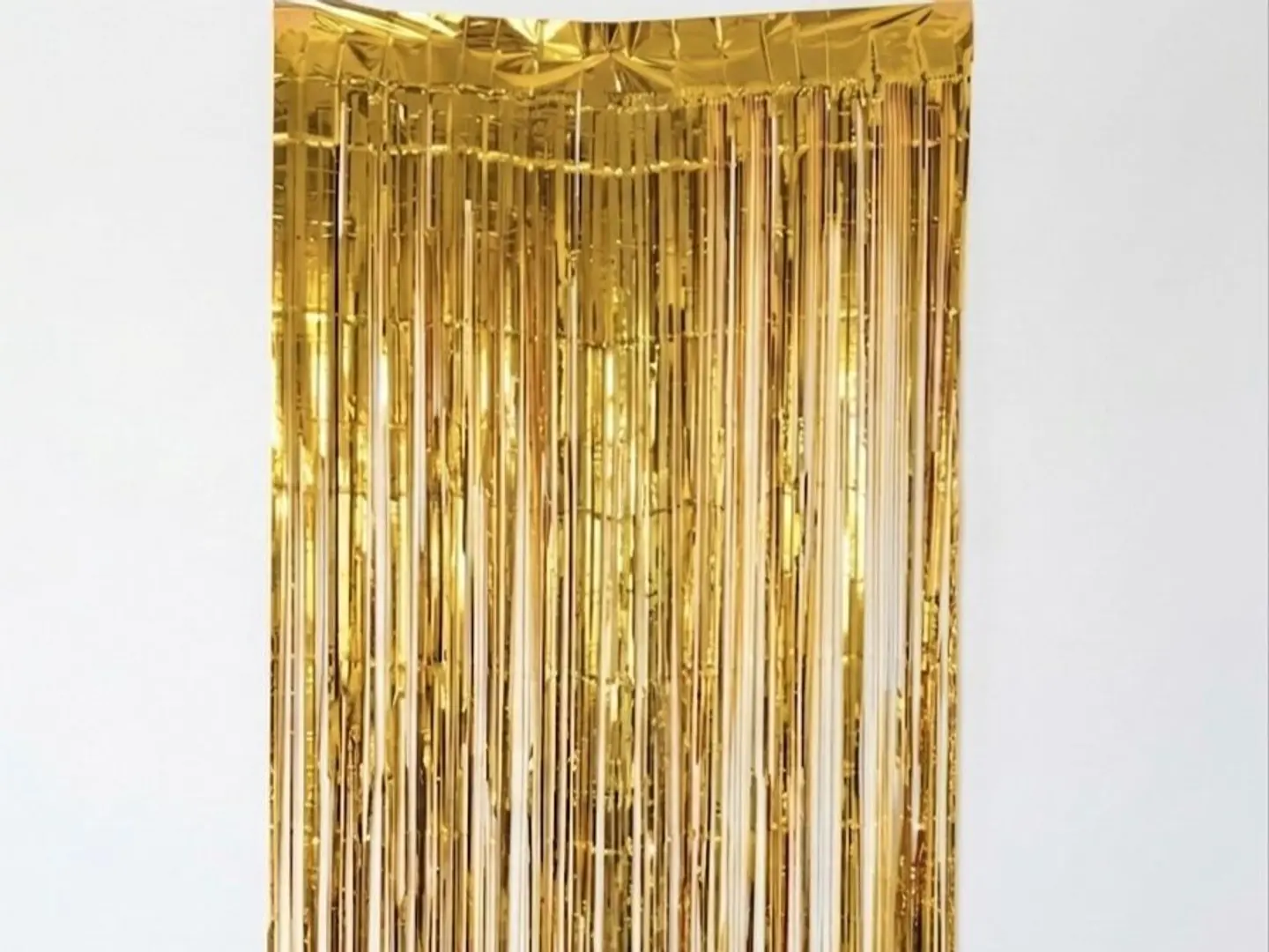 Golden Party Backdrop Curtain