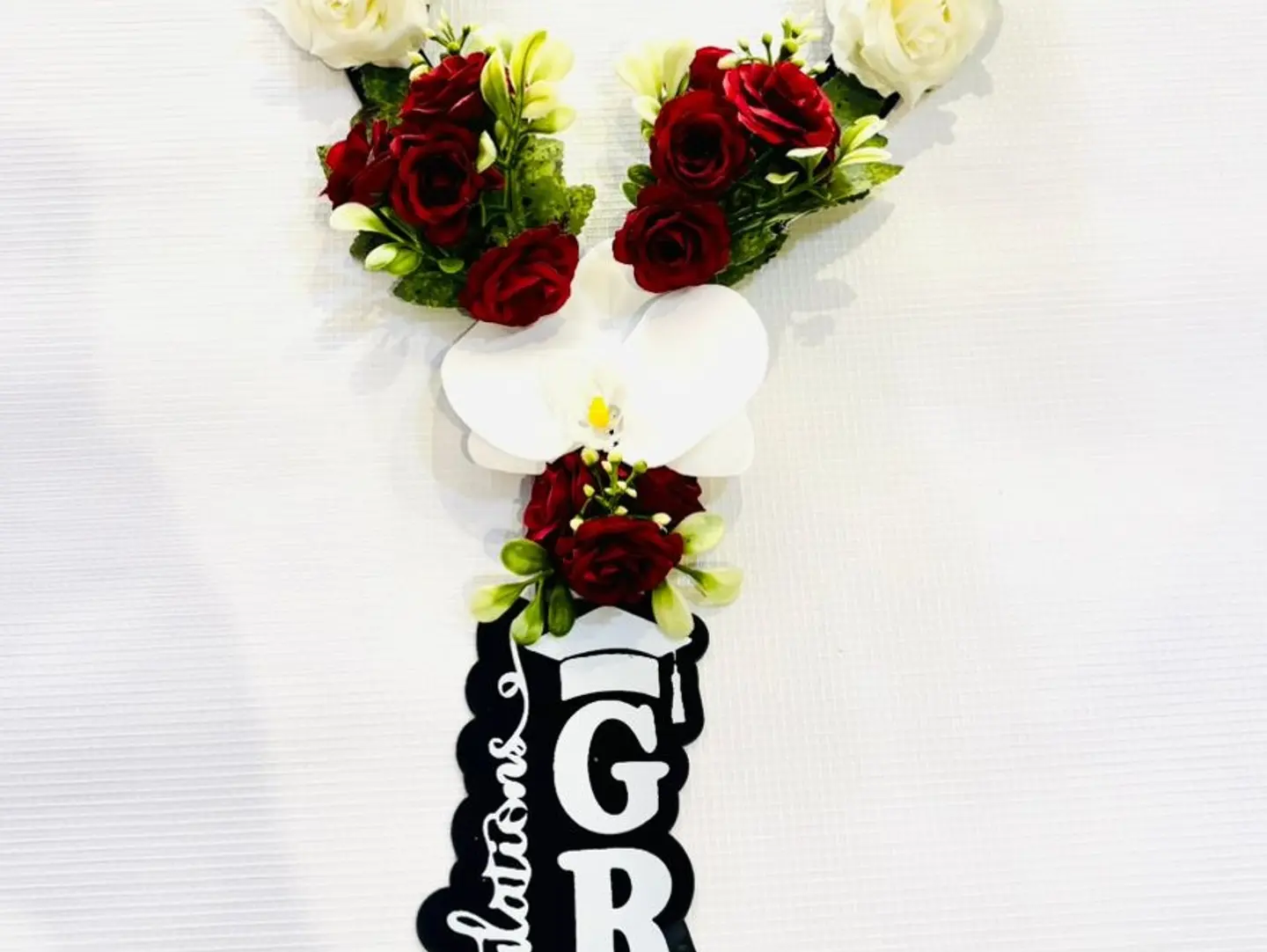 Black And Red Graduation Collar
