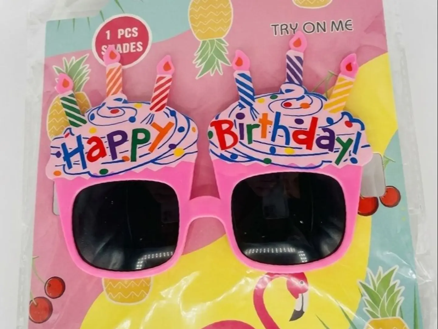 Birthday Glass Pink