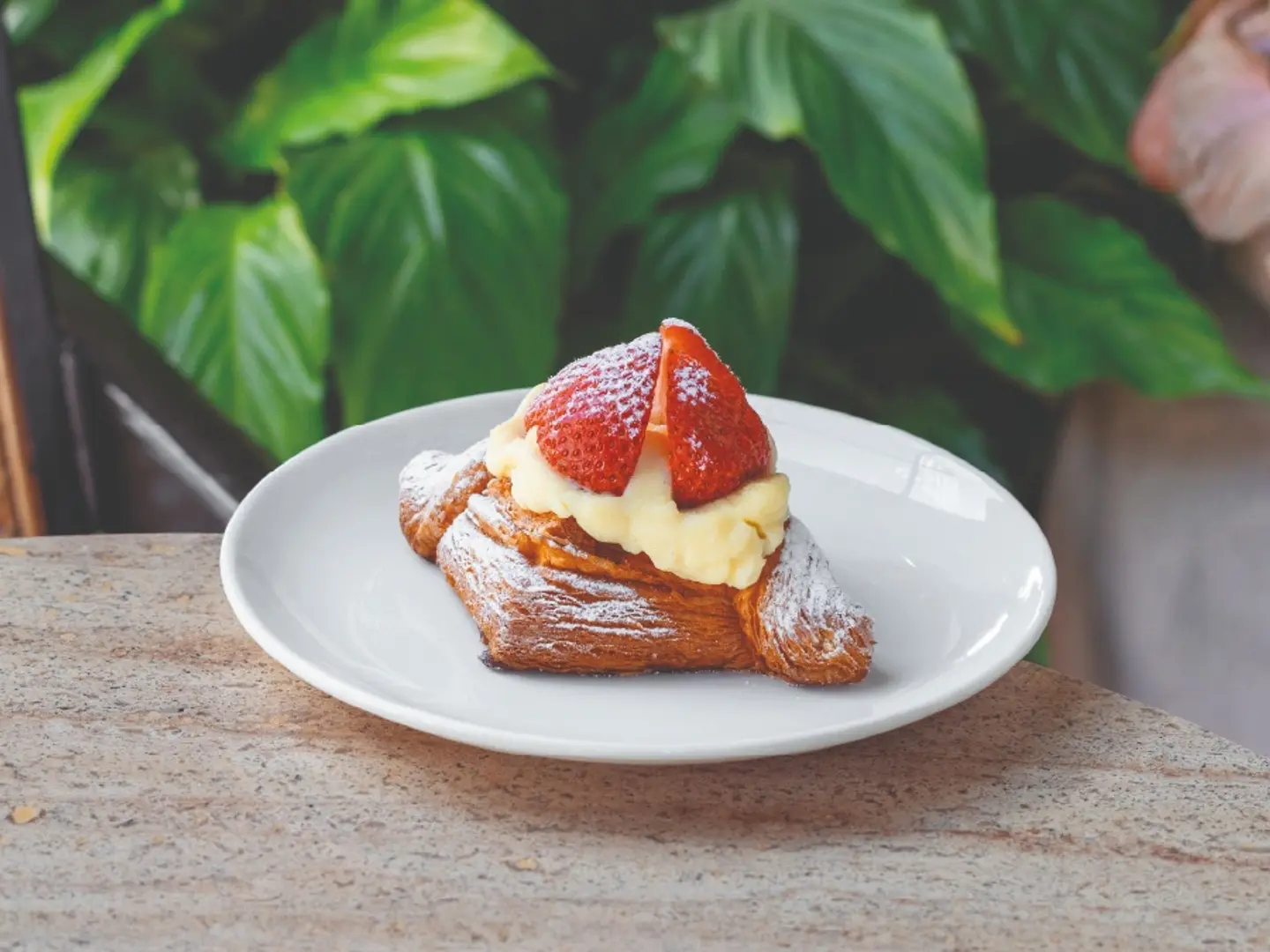 Strawberry Custard Danish
