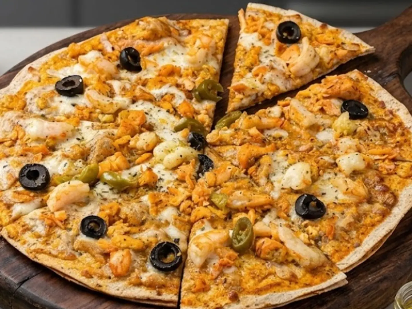 Healthy Pizza Seafood