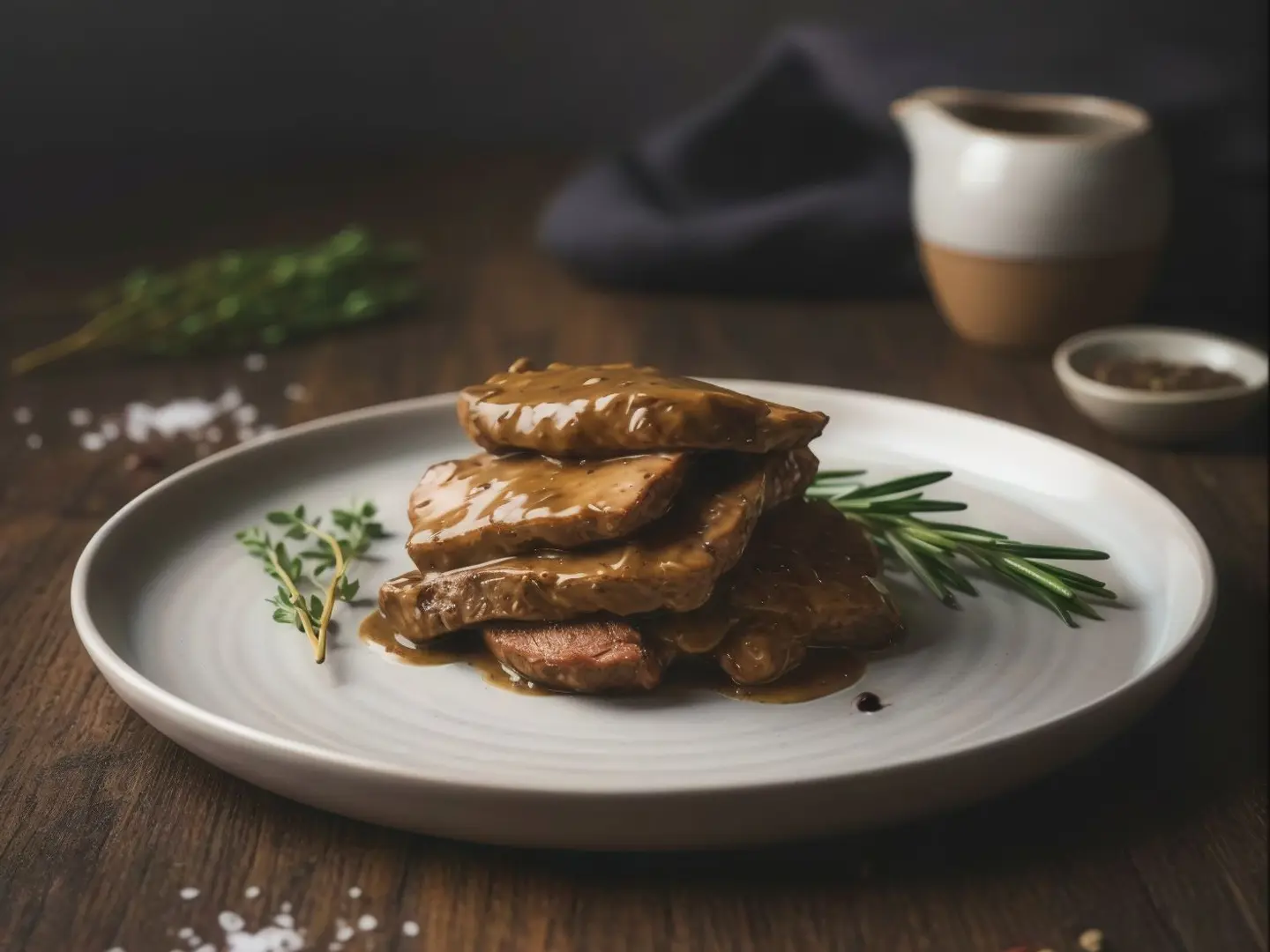 Steak With Mushroom Sauce