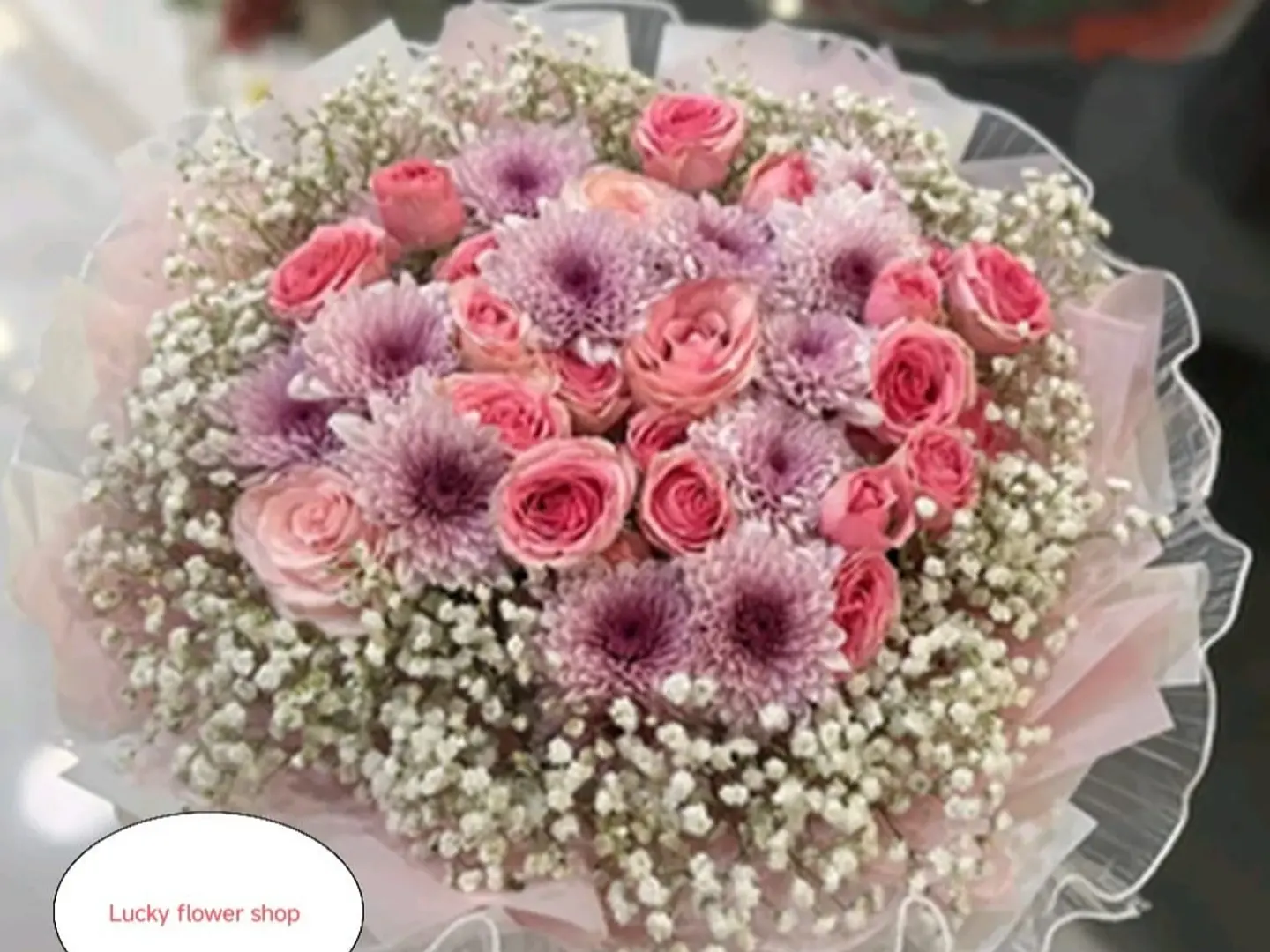 &16 Beautiful Pink Bouquet