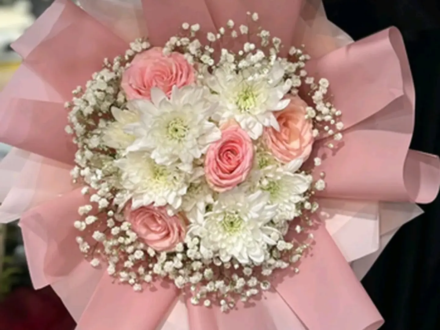 &10 Small Styling Bouquet Pink