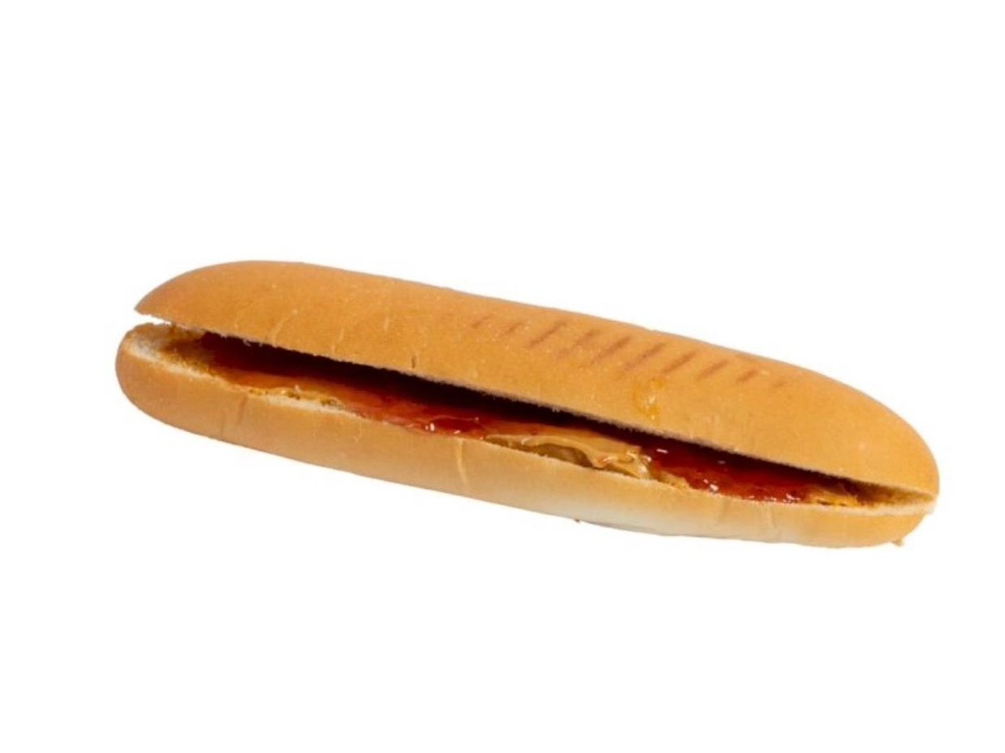 سندويتش زبدة الفول السوداني سادة