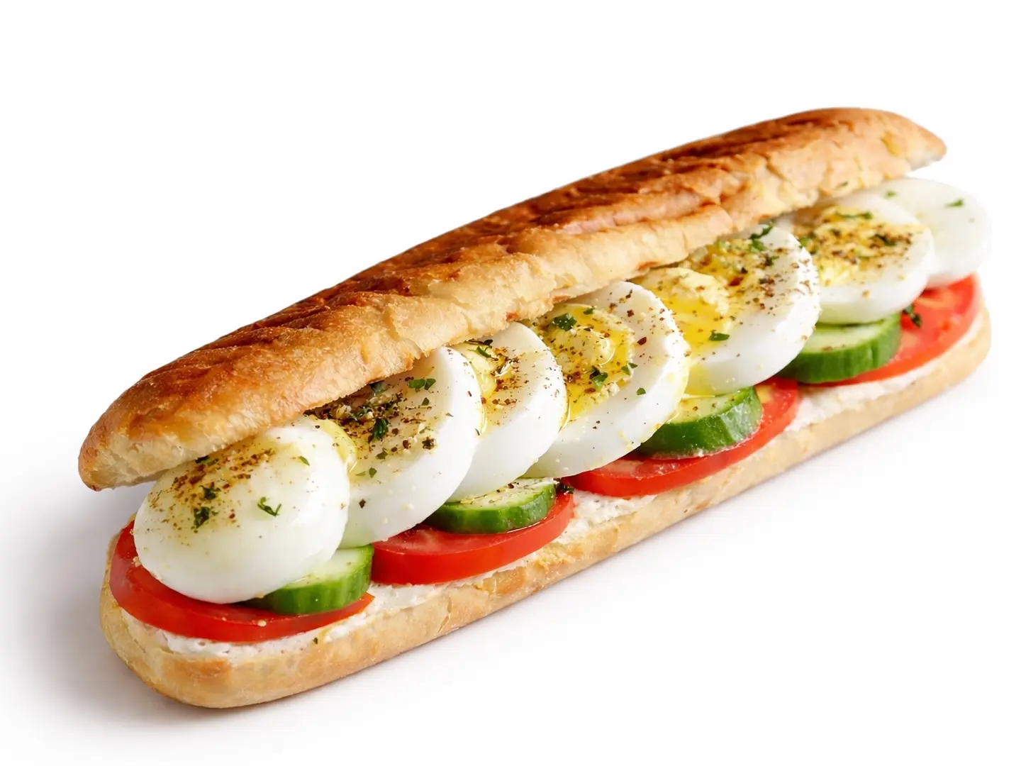 سندويتش بيض مسلوق سادة