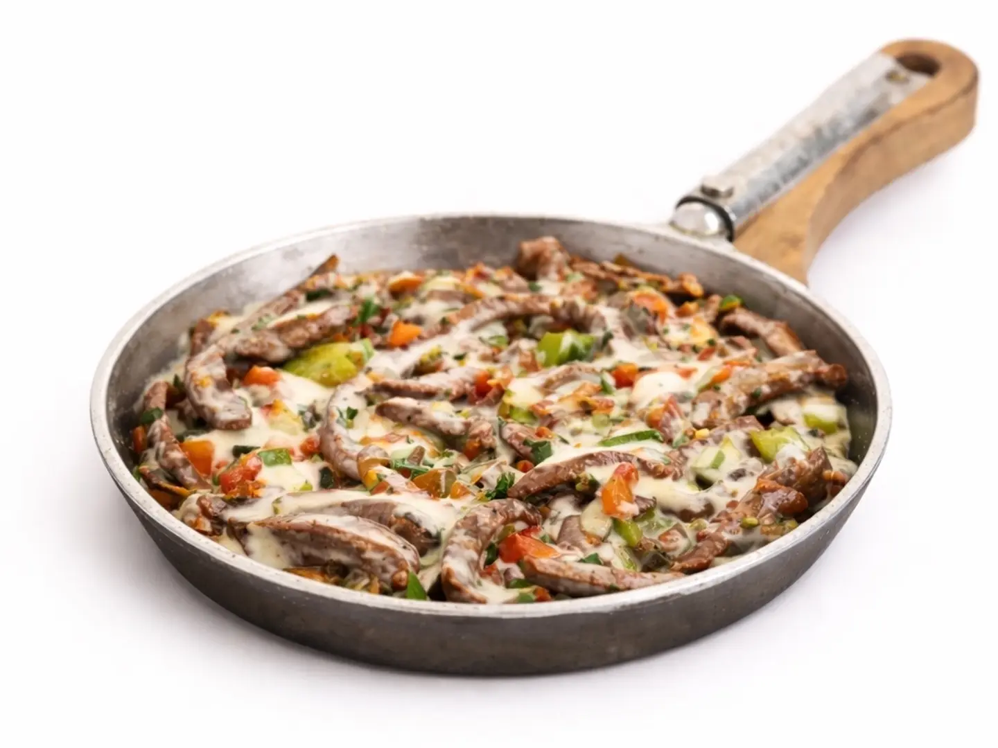 صحن كبدة بالجبن السائل